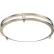 Éclairage Juno Saturn 13" rond DEL Plafonnier encastré, 18 W, 1190-1335 lumens, IRC 90, nickel brossé