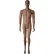 Mannequin masculin - mains le long du corps, jambes tendues - teint foncé