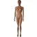 Mannequin féminin - Mains le long du corps, jambes droites - Teint foncé