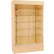 Vitrine murale 48' de largeur x 18" de profondeur x 78" de hauteur, en érable