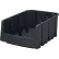 Akro-Mils® Bac de rangement économique en plastique Akro-Bin®, 11 7/8" de longueur x 8 3/8" de largeur x 5" de hauteur, noir - Lot de 8