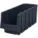 Bac de rangement économique en plastique Akro-Mils® , 17 7/8" de longueur x 6 5/8" de largeur x 7" de hauteur, noir - Lot de 10