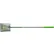 Ames® 25337100 – Pelle de transfert à pointe carrée avec manche en fibre de verre de 9-3/4" x 47", équipée d'un repose-pied confortable
