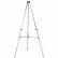 Aarco Aluminum Telescopic Display Easel, 35-66"H