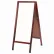 Tableau blanc de trottoir A-Frame Aarco en cerisier massif - 18" de largeur x 42" de hauteur