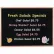 Tableau noir Aarco Display Style - 36" de largeur x 24" de hauteur