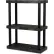 Étagère ventilée réglable SPC Industrial™ DuraShelf™, 91,4 cm (L) x 40,6 cm (P) x 114,3 cm (H), noire