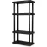 SPC Industrial™ DuraShelf™, rayonnage ventilé réglable, 36" de largeur x 16" de profondeur x 72" de hauteur, noir