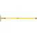 Houe de jardin/mélangeuse AMPCO® H-103FG à lame droite anti-étincelles, avec manche en fibre de verre, 11-1/2 x 55"L