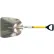 AMPCO® S-80FG 40" OAL Non-Sparking Shovel Scoop W/ Fiberglass Handle & D-Grip