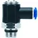 Aignep USA Inline Flow Control 1/4" Male x 1/4" Tube