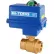 BI-TORQ 4" 2-Pc Brass NPT Ball Valve W/NEMA 4 115VAC