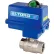 BI-TORQ 2-1/2" 2-Pc SS NPT Ball Valve W/NEMA 4 115VAC/4-20mA Positioner