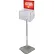 Global Approved 206300 Extra Large Acrylic Suggestion Box W/ Pocket Lock & Keys 11" x 8.25" Acrylic