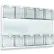 Porte-brochures mural à 10 poches Global Approved 252069, 23,75" x 15,75" - Lot de 2
