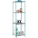 Étagère Nexel® 4, structure à étagères métalliques Poly-Green®, ensemble de base, 24" de largeur x 21" de profondeur x 86" de hauteur