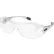 Lunettes de sécurité MCR Safety OG110AF Law® à porter par-dessus des lunettes de vue, verres transparents antibuée - Lot de 12