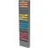 Porte-dossiers médicaux à 20 poches et porte-brochures spécialisées - Gris
