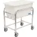 Chariot de transport de vrac Global Industrial™ avec bac blanc, 4 bushels, 32 3/4" de longueur x 21 1/4" de largeur x 36" de hauteur