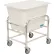 Chariot de transport de vrac Global Industrial™ avec bac blanc, 6 boisseaux, 32-1/4" de longueur x 23-1/4" de largeur x 36" de hauteur