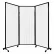 Panneau de cloison acoustique mobile, AWRD, 80" x 8'4", avec roulettes, couleur opale