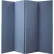 Cloison acoustique portable VersiFold, 8' x 6'6", bleue