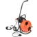 General Wire MRP-B Mini-Rooter Pro Drain/Sewer Cleaning Machine W/ 75' x 3/8"Cable & 4 Pc Cutter Set