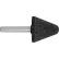 Century Drill 75201 Meule sur tige, diamètre 1", queue 1/4", type A4, oxyde d'aluminium