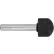 Century Drill 75204 Meule sur tige, diamètre 3/4", queue de 1/4", oxyde d'aluminium A22