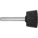 Century Drill 75205 Meule sur tige, diamètre 1", queue de 1/4", oxyde d'aluminium A32