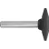 Century Drill 75206 Meule sur tige, diamètre 1-1/4", queue de 1/4", oxyde d'aluminium A37
