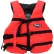 Gilet de sauvetage universel pour adulte Kemp, rouge et noir, 20-002-ADULT-RED