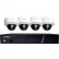 Kit Speco ZIPT84D2 comprenant un enregistreur numérique HD-TVI à 8 canaux et 4 caméras dôme, 2 To