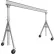Pont roulant à portique en aluminium à hauteur réglable Global Industrial™, 12' de largeur x 9'6" à 12' de hauteur, capacité de 4 000 Lb.