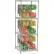 Nexel® CR2424C Can Rack System, 3 Tier, Chrome, 24"W X 24"D x 66"H