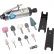 Kit de meuleuse pneumatique Global Industrial™, raccord d'air de 1/4", 22 000 tr/min