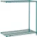 Nexel® étagères, étagère en fil métallique Poly-Green®, module d'extension, 24" de largeur x 14" de profondeur x 34" de hauteur