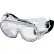 Lunettes de protection contre les projections de produits chimiques MCR Safety 2235R, ventilation indirecte, sangle en caoutchouc, verres AF transparents