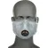 Masque respiratoire anti-particules N95 Moldex série 2400 « Plus Nuisance », OV, M/L, 10 par sachet, 2400N95