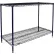 Étagère Nexel® 2, Étagère à fil métallique Nexelon® bleue, Modèle de base, 24" de largeur x 21" de profondeur x 34" de hauteur