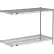 Nexel® tablettes, étagère en fil métallique époxy Nexelate® Silver, module d'extension, 24" de largeur x 14" de profondeur x 34" de hauteur
