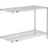 Nexel® étagères, rayonnage en fil métallique Poly-Z-Brite®, module d'extension, 24" de largeur x 18" de profondeur x 34" de hauteur