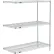 Nexel® étagères, rayonnage en fil métallique Poly-Z-Brite®, module d'extension, 24" de largeur x 24" de profondeur x 54" de hauteur