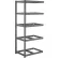 Étagère Global Industrial tablettes, structure robuste sans vis, module d'extension, 36" de largeur x 24" de profondeur x 96" de hauteur, sans tablette