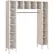 Global Industrial™ 16 Person Clear View Locker, 72W x 18D x 78H, Tan, Asm.
