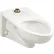 Toilettes à faible débit American Standard Afwall 2257101.020, suspendues, de forme allongée, 1,1-1,6 GPF