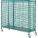 Nexel® Security Truck, Poly-Green, 36"W x 24"D x 69"H, Polyurethane Casters