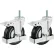 Lot de roulettes arrière pour chariot élévateur Global Industrial™ 32174791, lot de 2