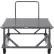 Support de palette à hauteur réglable Global Industrial™ avec poignée, plateau plein, 122 x 122 cm, capacité de charge 1814 kg - Quantité par paquet : 2