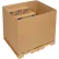 Double paroi Global Industrial™ grand emballage Conteneurs à fond plat, 122 cm L x 102 cm l x 91 cm H, kraft - Quantité par paquet : 5